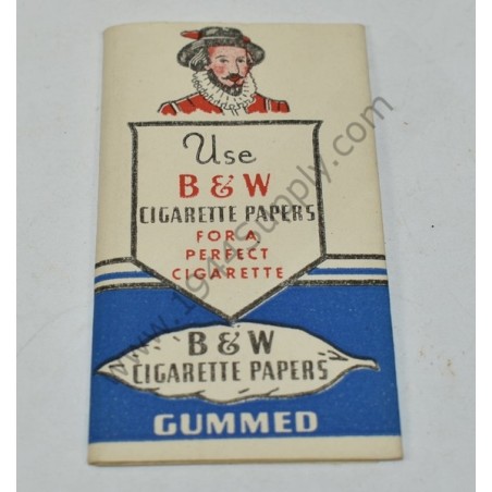 Cigarette papers, B & W