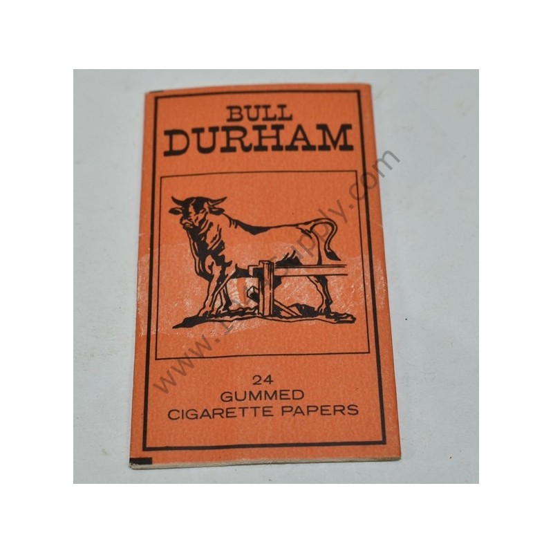 Cigarette papers, Bill Durham