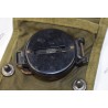 Lensatic compass in pouch