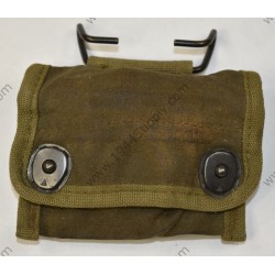 Lensatic compass in pouch