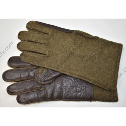Leather palm gloves