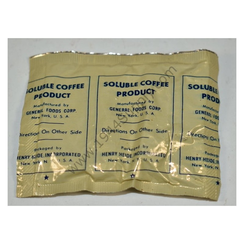 Produit de café soluble de ration K