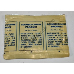 Soluble Coffee product, K ration