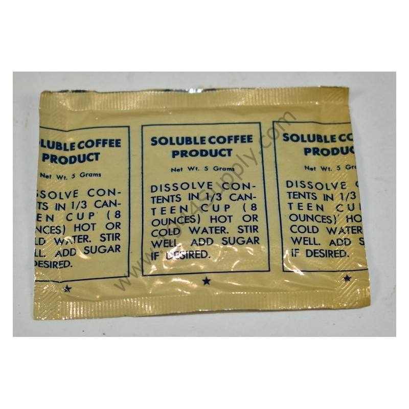 Produit de café soluble de ration K