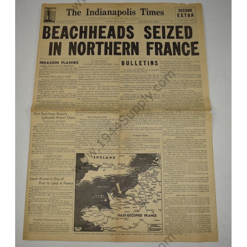 Newspaper of June 6, 1944