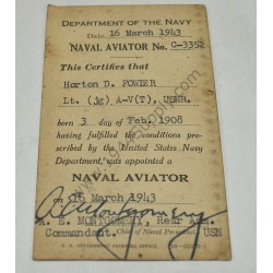 Naval Aviator card