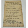 Naval Aviator card