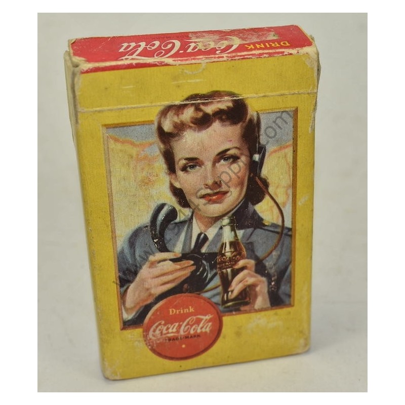 Coca Cola playing cards box, Operator