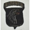 101st Airborne Division blackback patch