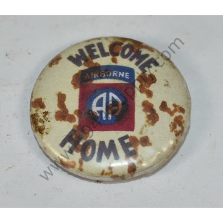 Welcome Home 82nd Airborne Division button