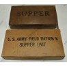 K ration, supper unit (empty box)