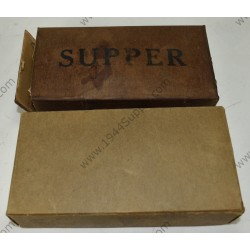 K ration, supper unit (empty box)