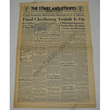 Stars and Stripes journal du 23 juin 1944