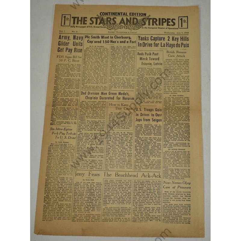 Stars and Stripes newspaper of July 5, 1944