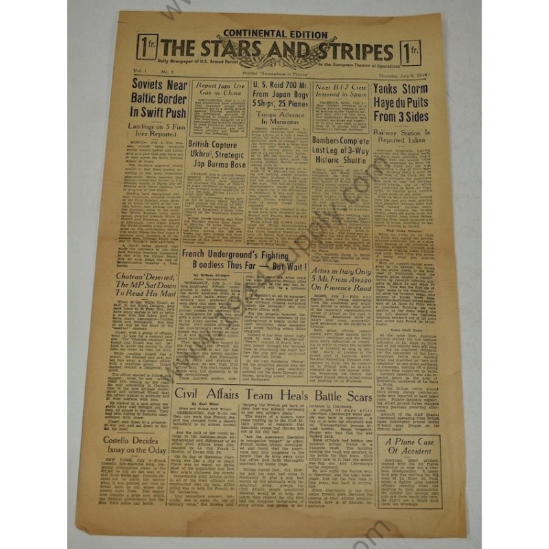 Stars and Stripes newspaper of July 6, 1944