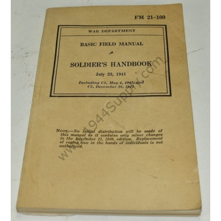 FM 21-100 Soldier's Handbook & C1 and C2 additions