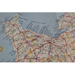 Carte routière de la France