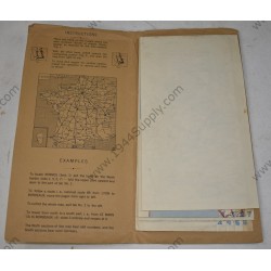 Carte routière de la France