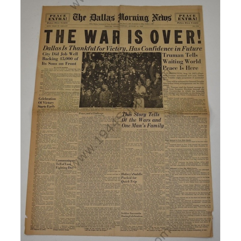 Newspaper of August 14, 1945