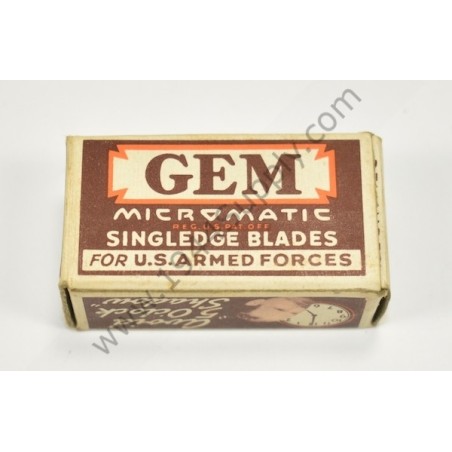 GEM razor blades for U.S. Armed Forces  - 1