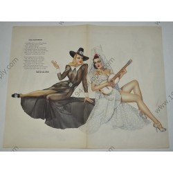 Affiche Varga Pin Up "Nice Neighbors"