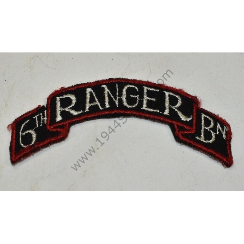 6th Ranger Battalion scroll