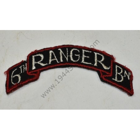 6th Ranger Battalion scroll