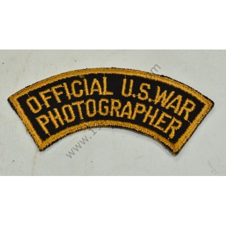 Official US War photographer patch