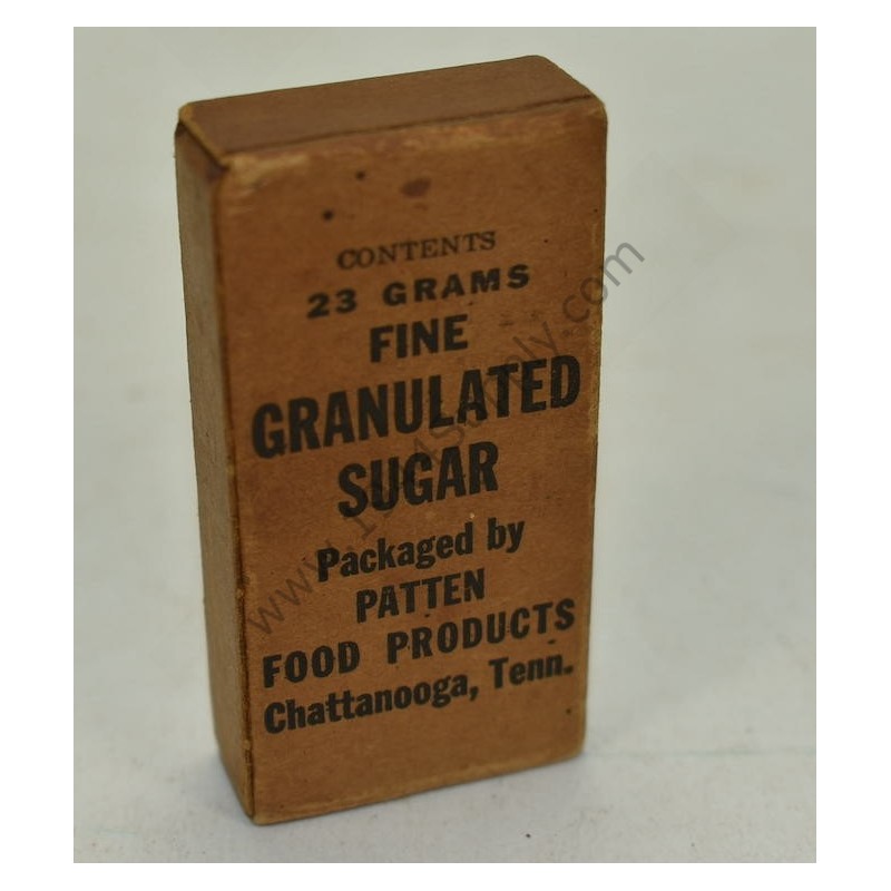 Granulated sugar from K ration