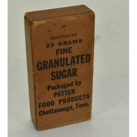 Granulated sugar from K ration