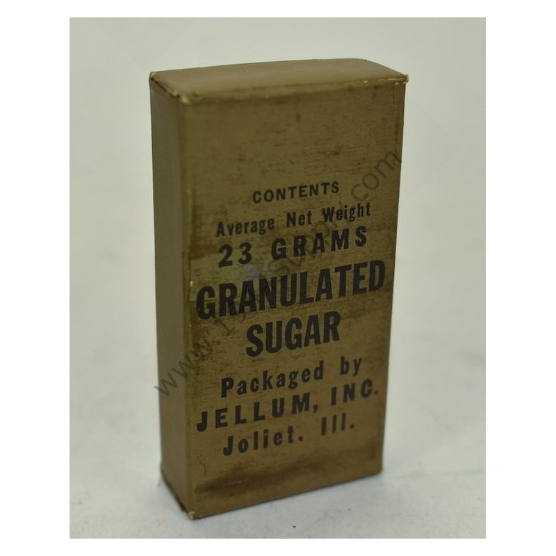 Granulated sugar from K ration