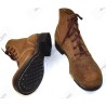 Service shoes of turned leather