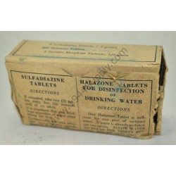 Boîte de premiers secours, Sulfadiazine, Halazone & syrette