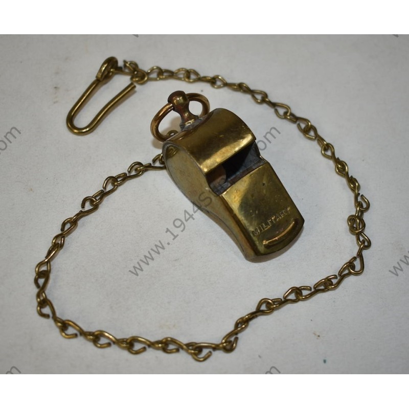 Brass whistle