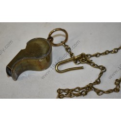 Brass whistle