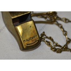 Brass whistle