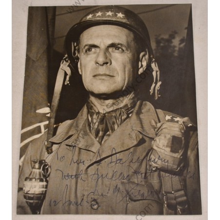 Photo of General Matthew B. Ridgway, signed