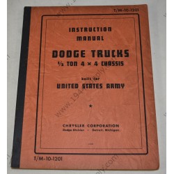 TM 10-1201 Dodge Trucks  ½ Ton 4x4 Chassis