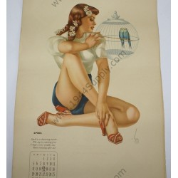 Varga Pin Up Calendar of 1942  - 3