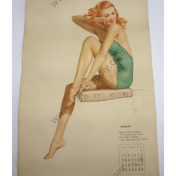 Varga Pin Up Calendar of 1942  - 7