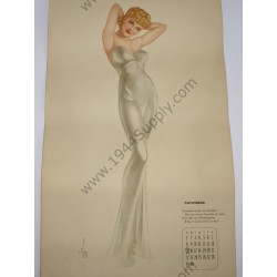 Varga Pin Up Calendar of 1942  - 10