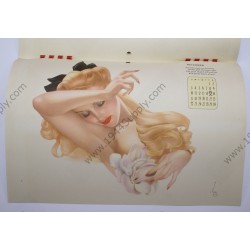 Varga Pin Up Calendar of 1944   - 10