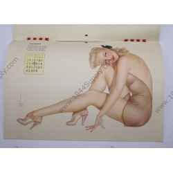 Varga Pin Up Calendar of 1944   - 12