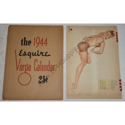 Varga Pin Up Calendrier de 1944 & enveloppe