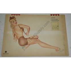 Varga Pin Up Calendar of 1944 & envelope