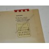 Varga Pin Up Calendar of 1944 & envelope