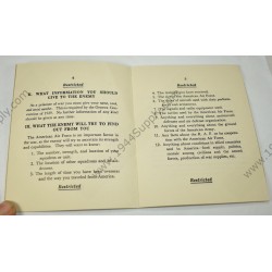 Instructions for Officers and Men of the Army Air Forces