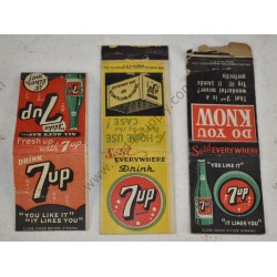 7-Up matchbooks