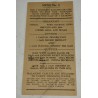 10-in-1 ration, Menu No. 5 leaflet