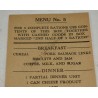 Tract 10-in-1 ration, Menu No. 5